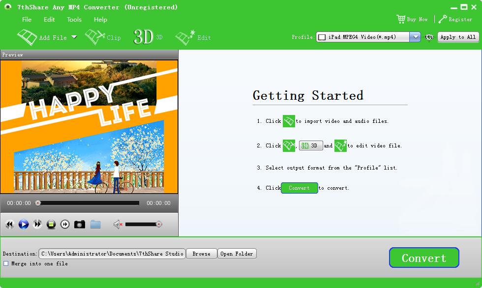 7thShare Any MP4 Converter