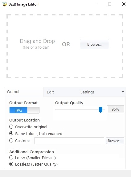 Bzzt! Image Editor