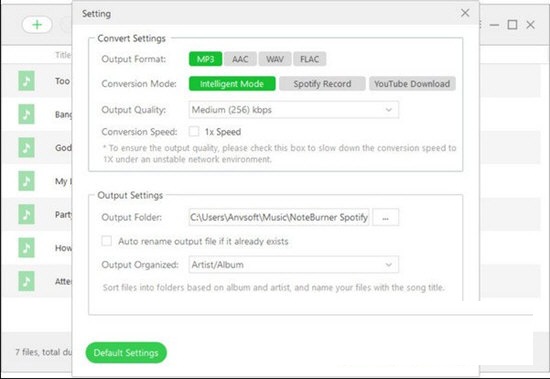 NoteBurner Spotify Music Converter
